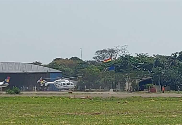 Este mediodía llegaron los restos de los dos pilotos hasta la Fuerza Aerea Boliviana