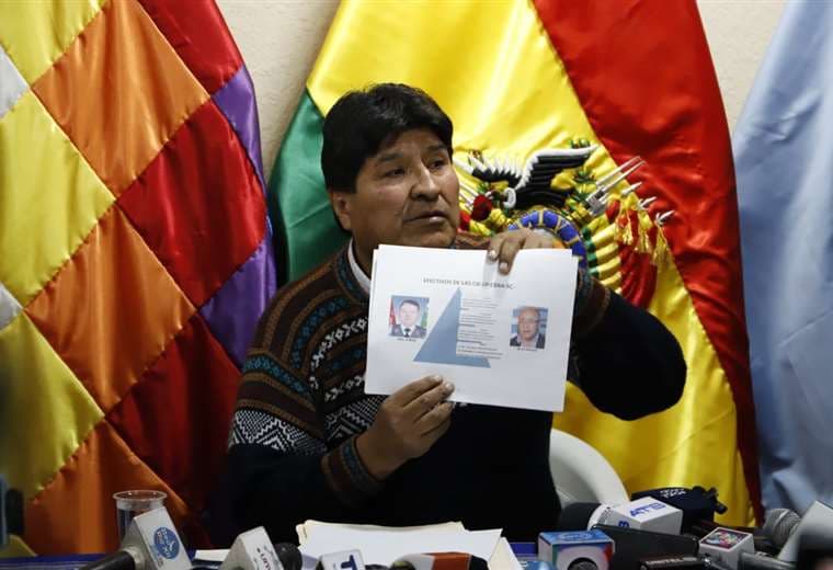 Evo Morales en conferencia de prensa I APG Noticias.