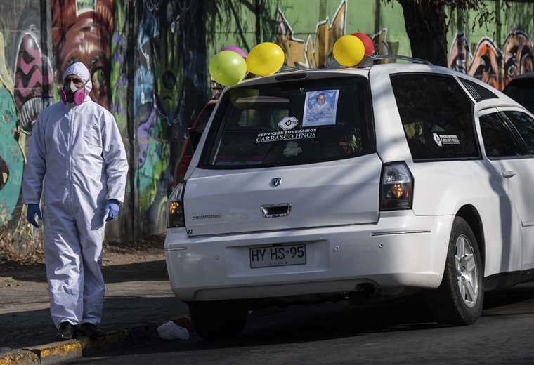 Chile registra 6.754 contagiados y 222 fallecidos de Covid-19 en 24 horas
