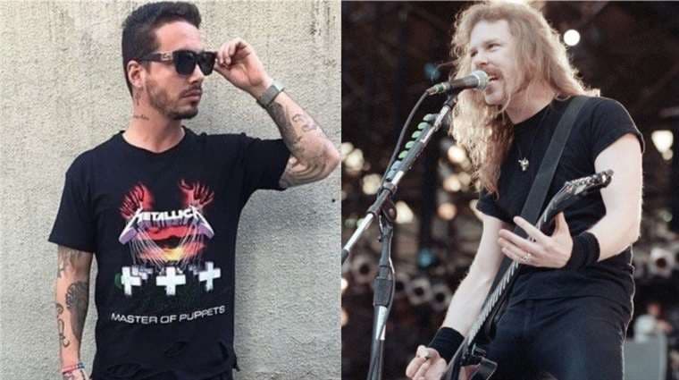 Abundan críticas a J Balvin en redes sociales por su colaboración con Metallica