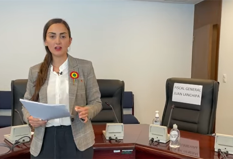 Luisa Nayar informó sobre la inasistencia del fiscal general.