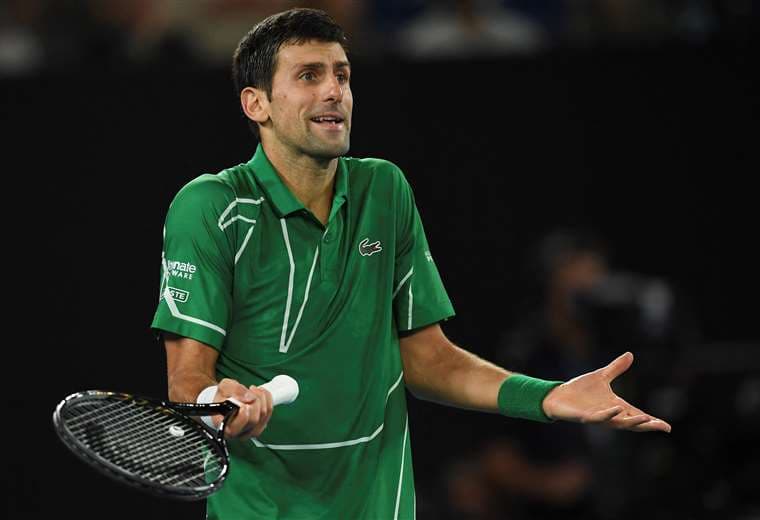 Sigue en duda la presencia de Novak Djokovic en el Abierto de Australia. Foto. AFP