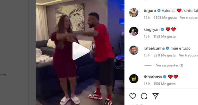 Captura de pantalla del video que publicó Neymar en Instagram