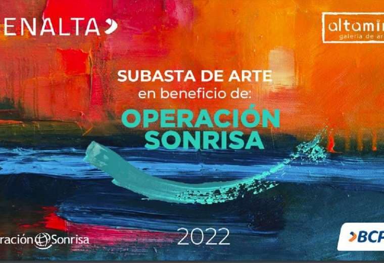 100 obras de 33 artistas en la subasta anual de BCP y Altamira para ayudar a Operación Sonrisa 