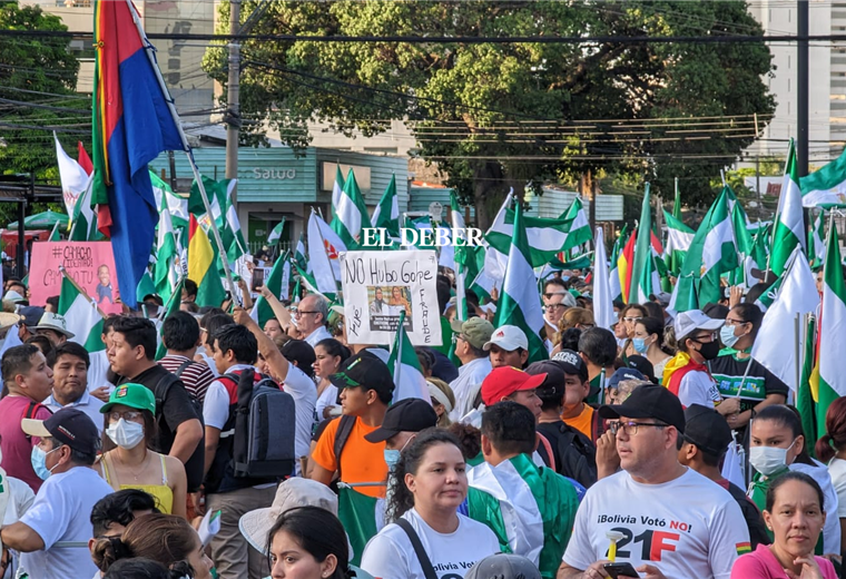 Marcha por la democracia /Foto: Jorge Gutiérrez