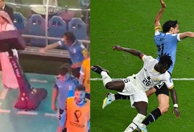Edinson Cavani, delantero de Uruguay: "Si a mí me sancionan, al árbitro lo tienen que meter preso"