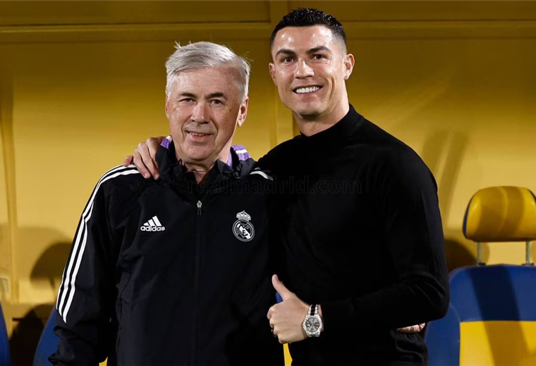No se aguantó: Cristiano Ronaldo visitó a sus ex compañeros del Real Madrid