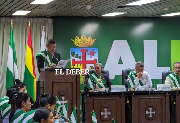 Sesión inagural del legislativo departamental. Foto: Jorge Gutiérrez