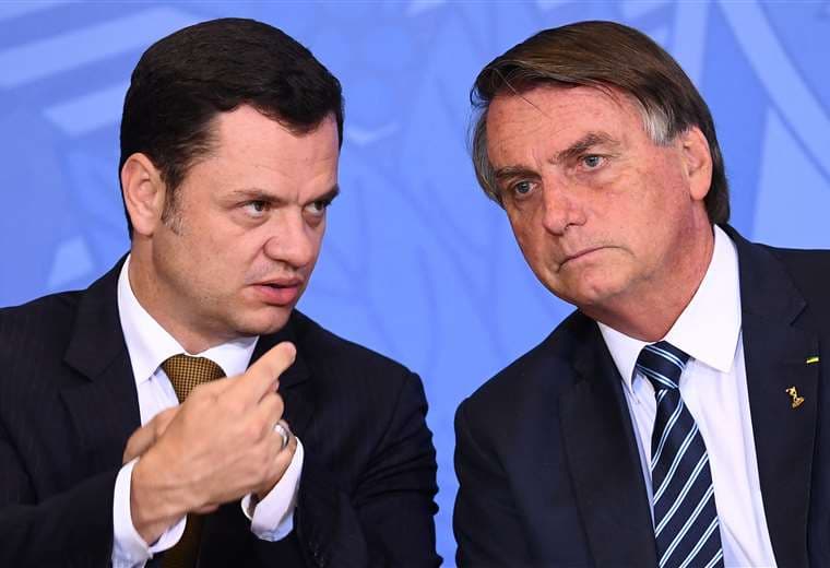 Anderson Torres junto a Jair Bolsonaro /Foto: Archivo AFP