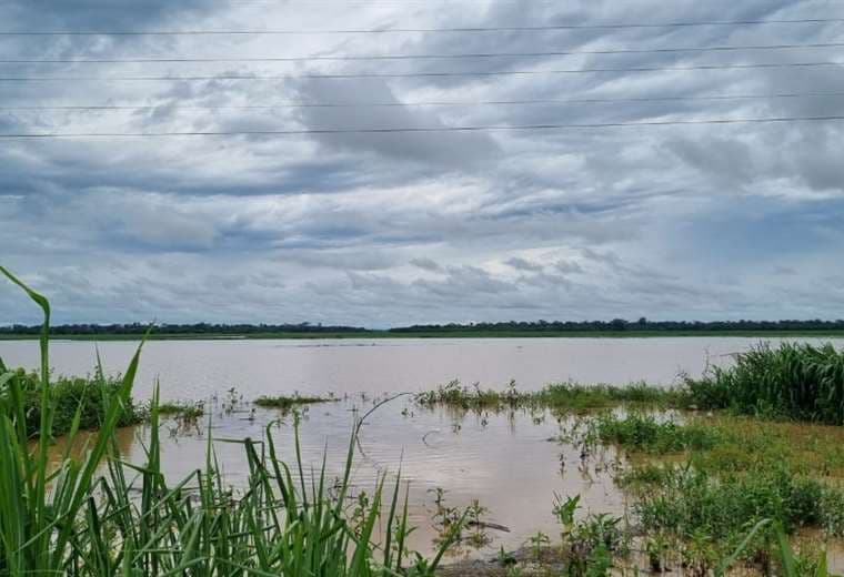 La inundaciones afectan al agro cruceño /Foto: Fuad Landívar