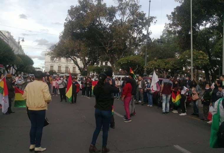 Protesta de plataformas ciudadanas en Sucre I William Zolá.