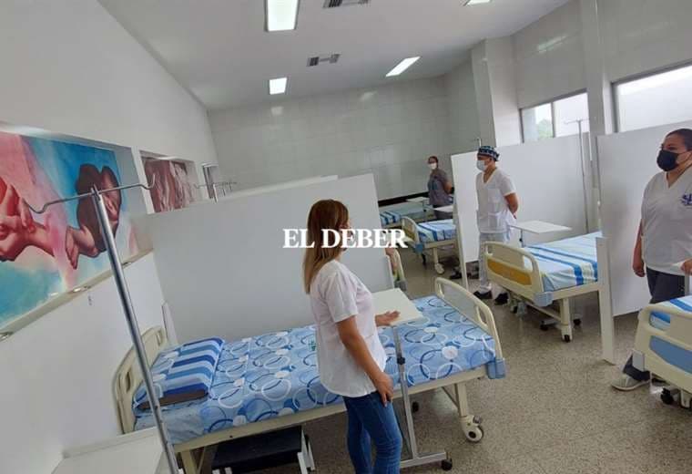 En el Tatú habilitaron 40 camas para los pacientes con dengue. Fotos: Jorge Ibáñez