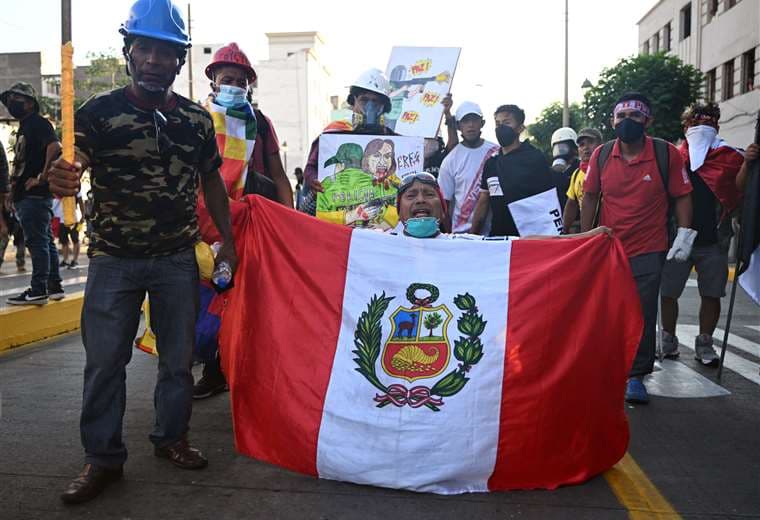 Enfrentamientos en Perú/Foto: AFP
