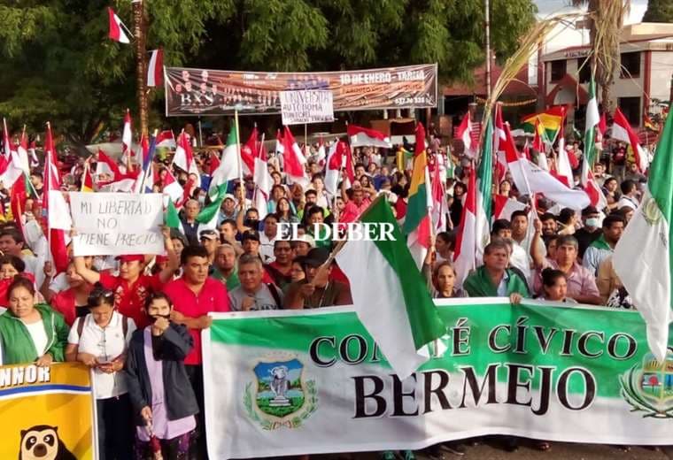 Cabildo Nacional en Tarija aprueba revocatorio de Luis Arce, referendo judicial y federalismo 