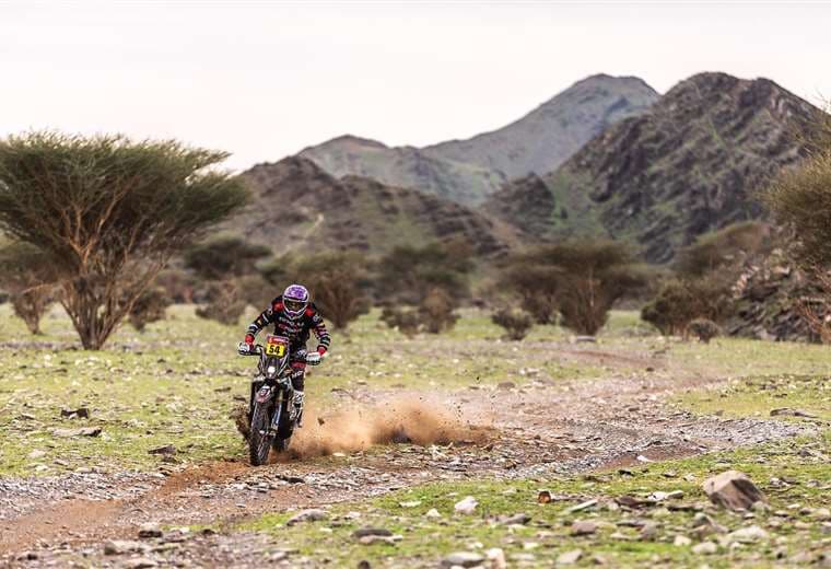 Nosiglia en competencia del Dakar. Facebook