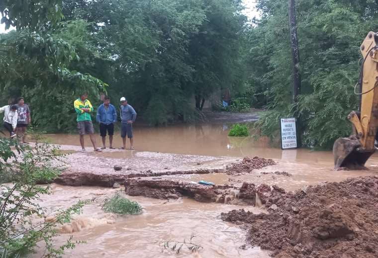 Hay 12 municipios afectados por las lluvias en Santa Cruz