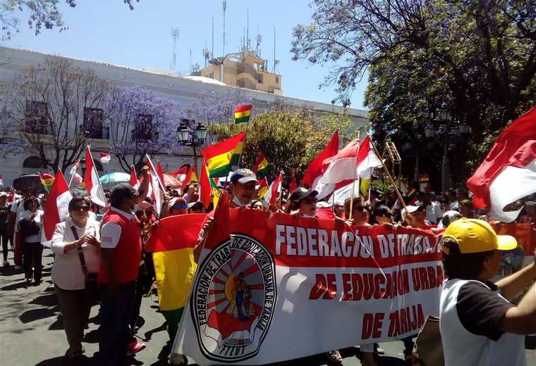 Marcha en Tarija