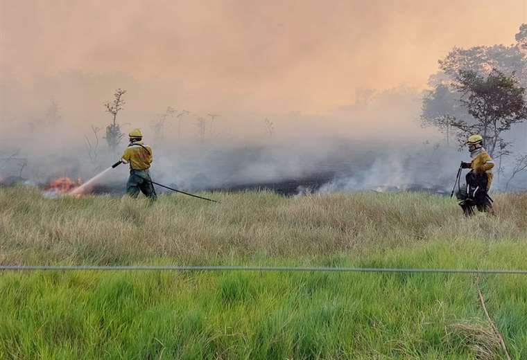 Aumentan a 76.600 las hectáreas afectadas por los incendios forestales en Santa Cruz