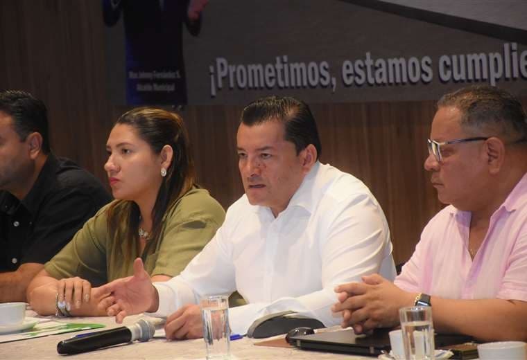 Jhonny Fernández en conferencia de prensa/ Foto: GAMSC