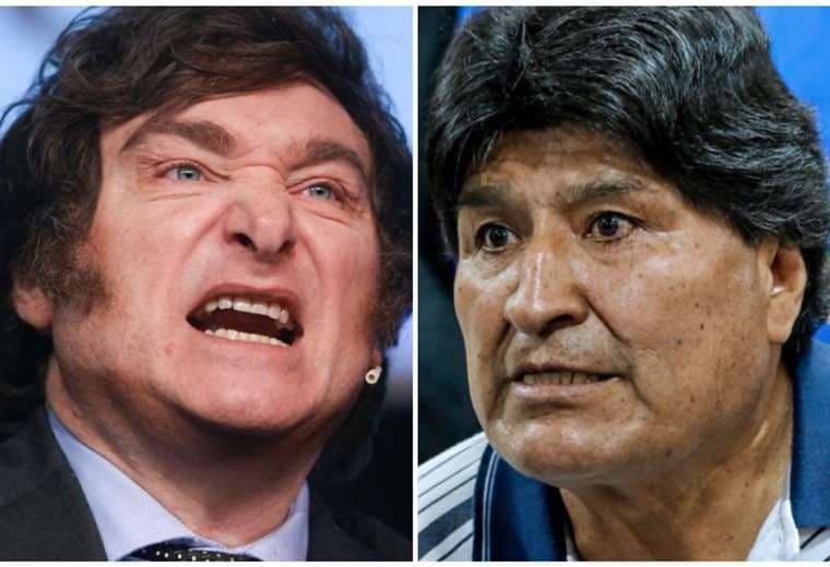 Javier Milei y Evo Morales