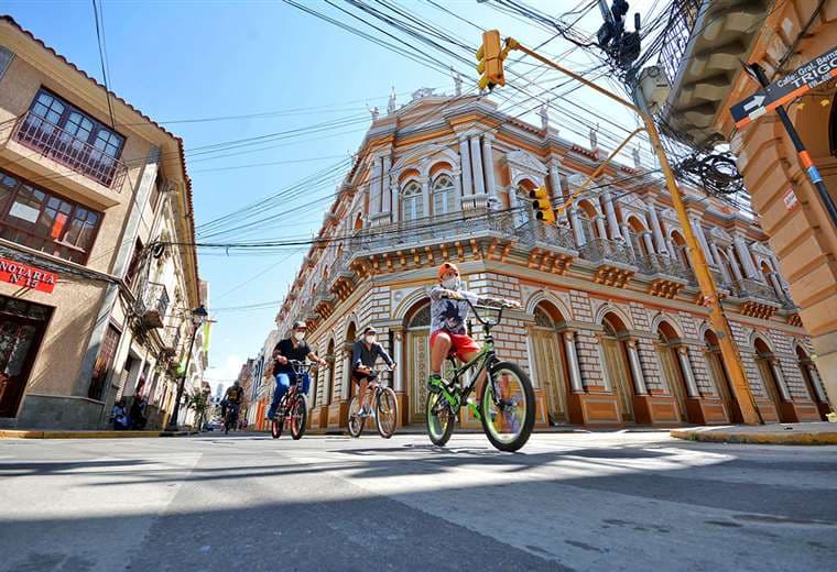 Día del peatón y del ciclista en Tarija