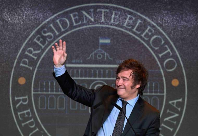 Javier Milei, presidente electo de Argentina /Foto: AFP