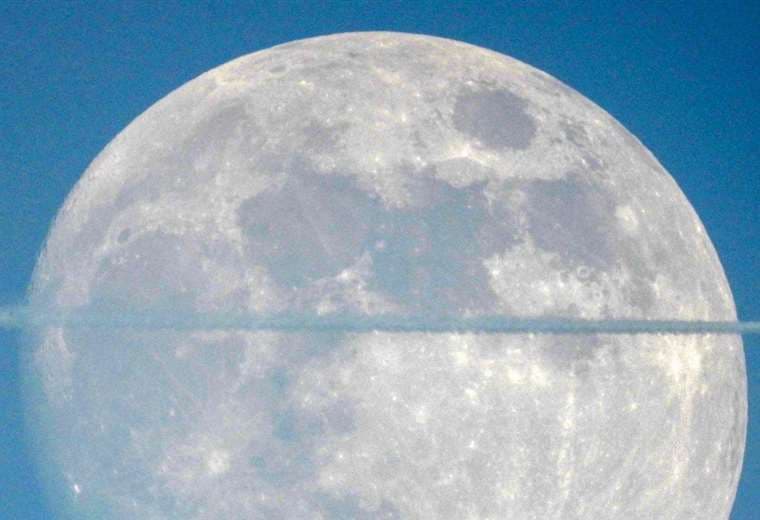 Luna llena. Foto: AFP