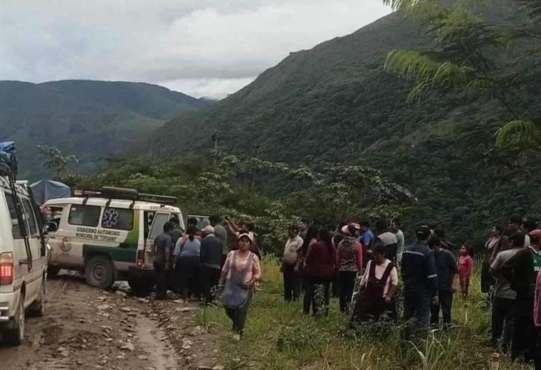 Este lunes se registraron dos accidentes en la región de Yungas de La Paz