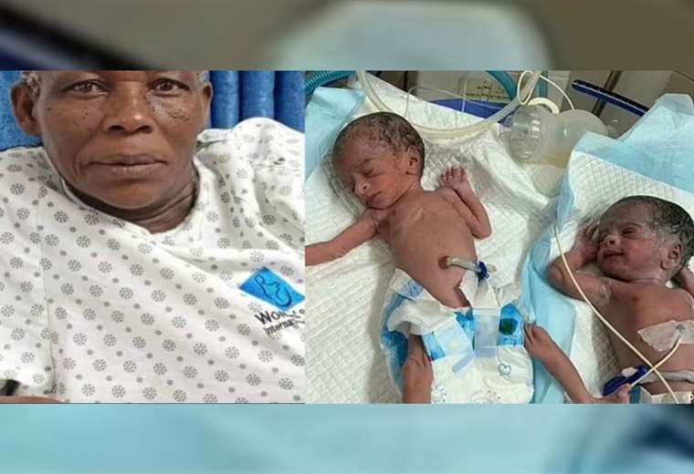 Safina Namukwaya y los gemelos recién nacidos / RRSS