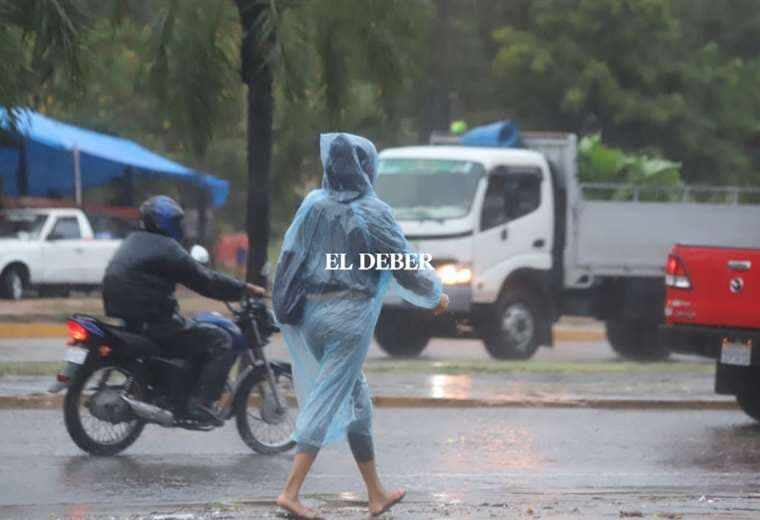 Llueve en Santa Cruz/ Foto: Jorge Gutiérrez