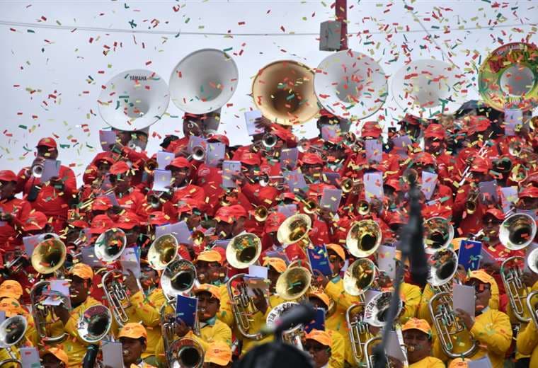 Festival de bandas en Oruro/Foto: Emilio Huáscar Castillo
