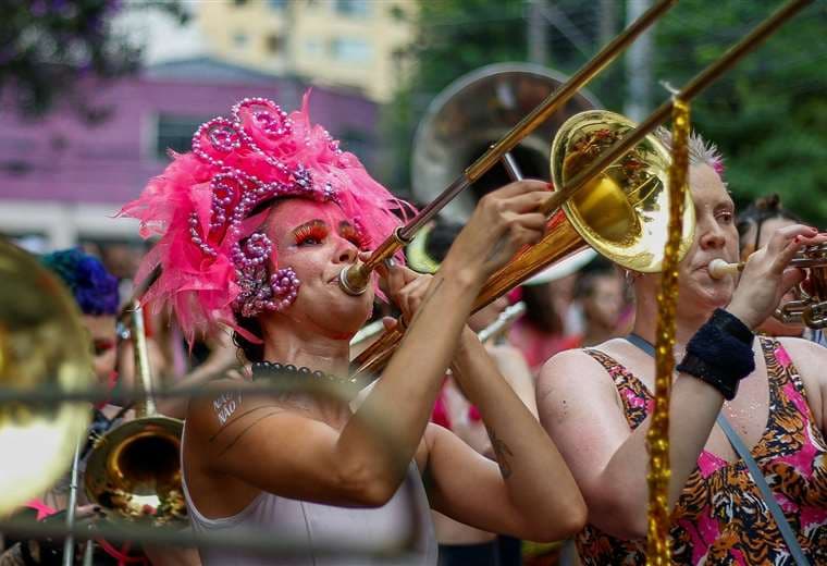 Carnaval de calle en Río de Janeiro, Brasil /Foto: AFP