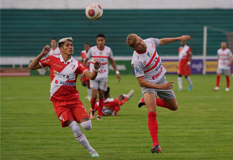El partido entre Independiente y Always Ready se juega en Sucre. Foto. APG 