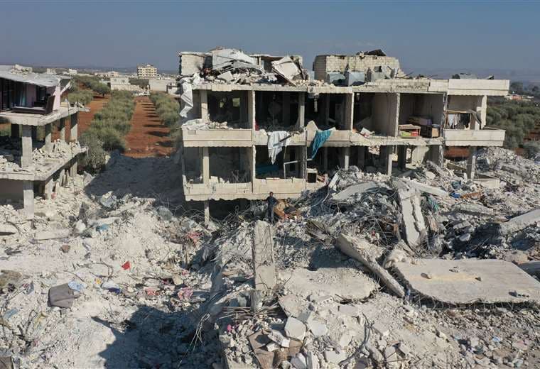 Escombros del terremoto en Turquía/ Foto: AFP
