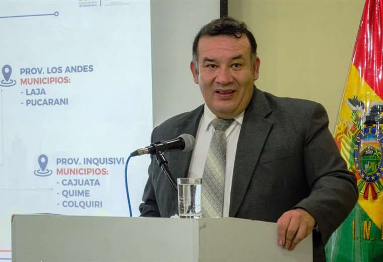 Humberto Arandia, director del INE, en conferencia de prensa