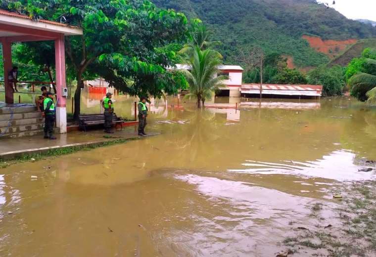 Tres municipios de La Paz son los más golpeados por las inundaciones; hay unas 100 familias afectadas