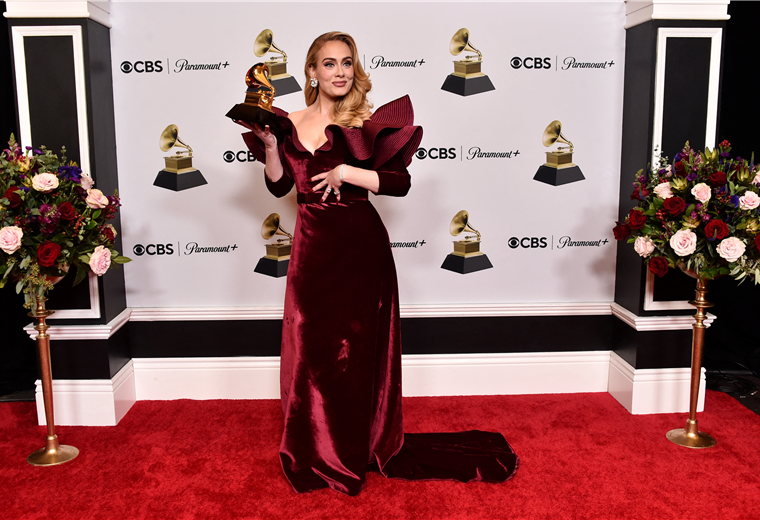 Adele recogió el premio a Mejor interpretación solo de pop 