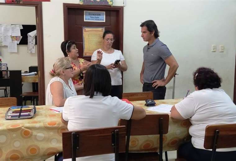 El concejal Saavedra visitó algunas unidades educativas en la Pampa