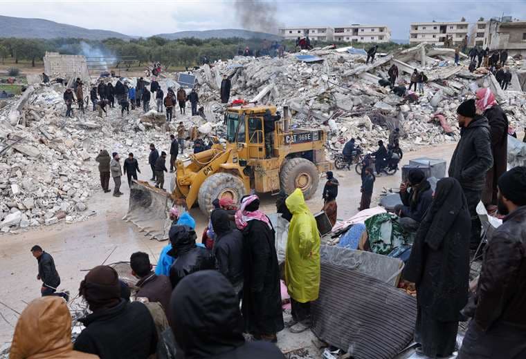 Siria fue afectada por un sismo/Foto: AFP