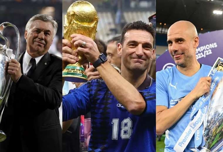 Ancelotti, Scaloni y Guardiola, nominados a The Best entrenador del 2022.