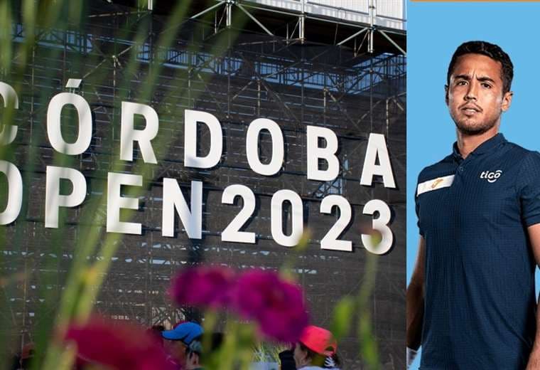 Hugo Dellien avanzó en el Córdoba Open 2023.
