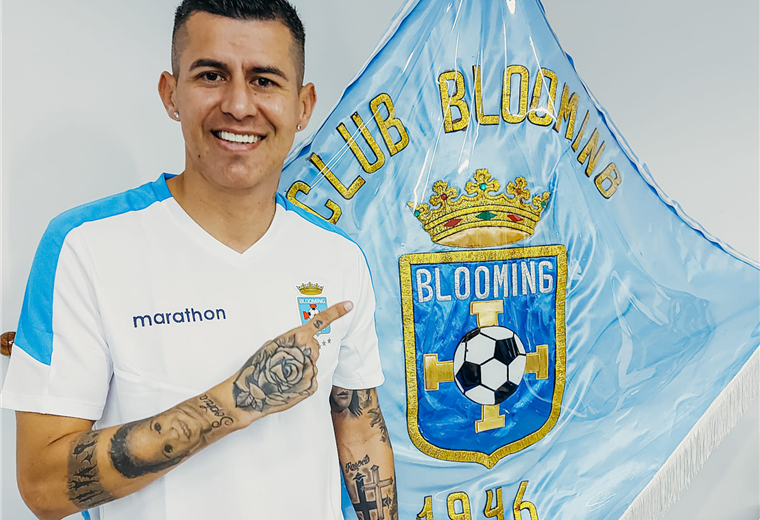 Juan Carlos Arce, nuevo jugador de la academia cruceña. Club Blooming