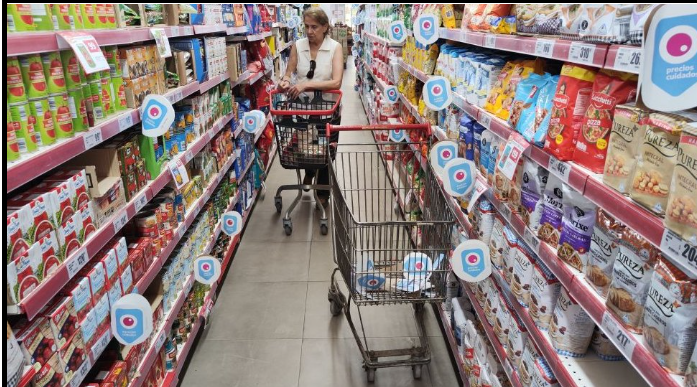 Supermercado en Argentina.