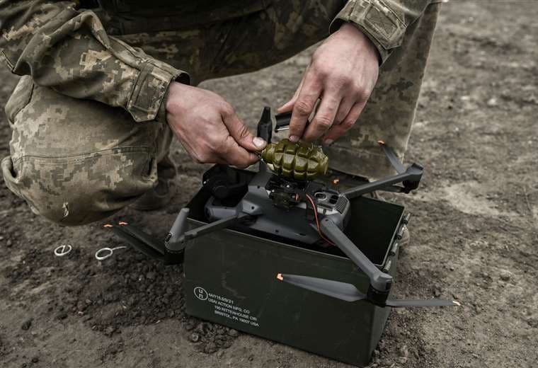 Drones usados en la guerra en Ucrania /Foto: AFP