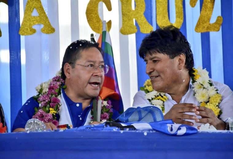 Luis Arce y Evo Morales /Foto: Evo Morales