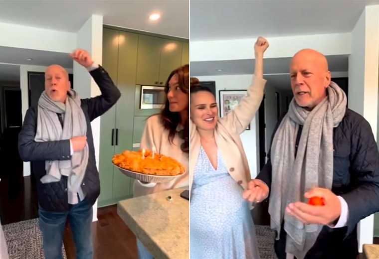 Bruce Willis festejó su cumple 68 con Demi Moore y su familia