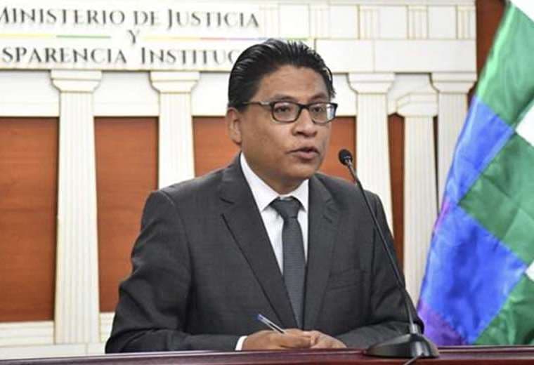 El ministro de Justicia, Iván Lima.