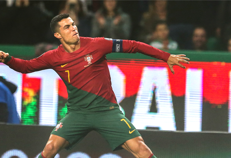 Cristiano Ronaldo, el hombre récord de Portugal. Foto. AFP