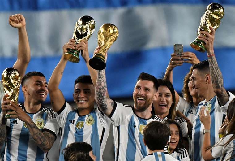 Messi: "Siempre soñé con venir a Argentina y levantar una Copa del Mundo"