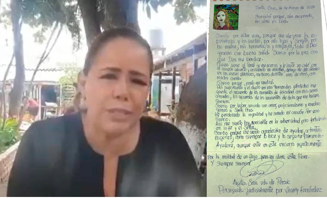Angélica Sosa publica una carta y vuelve a atacar a Jhonny Fernández